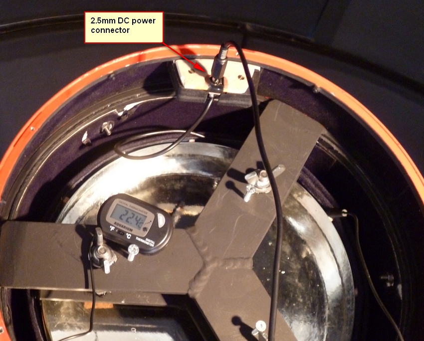 A heater for the primary mirror